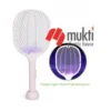 Rechargeable Dual-Use Electric Mosquito Racket Mosquito Swatter with LED - Image 2