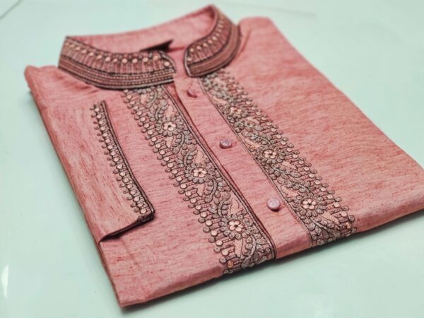 Elegant Stylish Latest Design Men's  Eid Panjabi. - Image 2