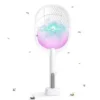 Rechargeable Dual-Use Electric Mosquito Racket Mosquito Swatter with LED - Image 5